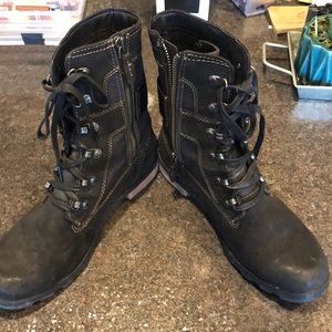 Sorel Black Combat & Moto Boots